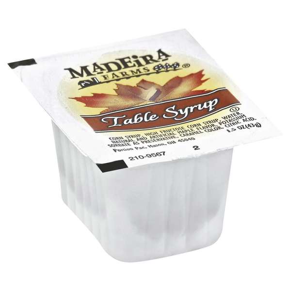 Madeira Farms Madeira Farms Table Syrup Cup 1.5 oz., PK100 00716037139605